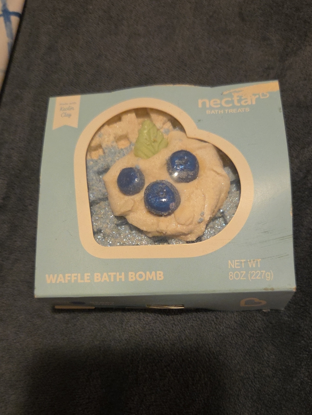Bath Treats Blue Waffle Bath Bomb